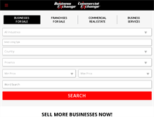 Tablet Screenshot of businessexchangeusa.com